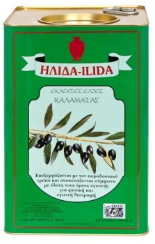 FINE OLIVES KALAMON IN TIN 13KG